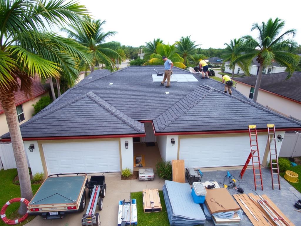 New roof installation by WSV Group crew in St. Petersburg