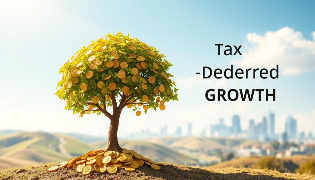 tax-deferred growth